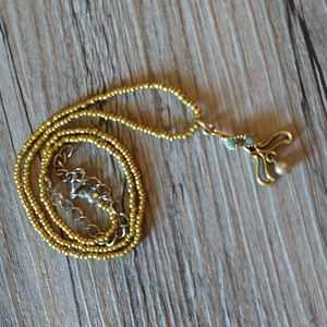 Vintage Brass Bead Necklace